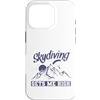 skydiving fall jump fly tandem parachute Custodia per iPhone 16 Pro Il salto con il paracadute mi rende alto