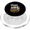 Bible Verse Dancing Lover Designs Lodate il Suo Nome Con Salmo Danzante 149:3 Danza religiosa PopSockets PopGrip per MagSafe