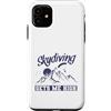 skydiving fall jump fly tandem parachute Custodia per iPhone 11 Il salto con il paracadute mi rende alto