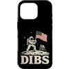 Modern Moon Exploration Science Apparel Custodia per iPhone 16 Pro Luna Astronauta Dibs Artemide Missione Lunare Spazio Scienza Arte