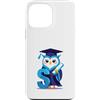 Timowo Studio Custodia per iPhone 13 Pro Max Gufo Lettera S Design Alfabeto Educativo
