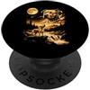 Funny Pit Bull Lover Gifts Accessories & Pit Bull Ululando Alla Luna American Pit Bull Terrier PopSockets PopGrip Adesivo