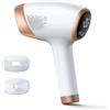 beatool Epilatore Luce Pulsata Zaffiro,999,900 Flash di Luce e Tecnologia del Punto di Congelamento e 9 Livelli di Energia e 3 FUNZIONI AVANZATE,HR/SC/RA Perfetto per Viso/Schiena/Bikini/Ascelle,Oro