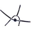 HTdangT Bondage Con Bavaglio Per Bocca SM Silicone Gag Ball BDSM Imbracatura La Testa In Pelle Regolabile Gioco Erotico Schiavo Flirtare Giocattolo Sessuale Per Coppie