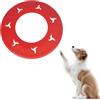 DHJWDUX 1 Pezzo Giochi Cane Frisbee per Cani Facile da Trasportare Disc Dog per Cani Giochi Outdoor Dog Formazione Fetch Toy Gomma termoplastic Rosso