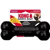 KONG - Extreme Goodie Bone più durevole osso per cani in gomma naturale per masticatori potenti - nero - per cani extra large