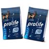 Prolife Offerta DUE SACCHI - Prolife - Smart Adult Medium/Large alla Trota e Riso da 12 Kg