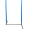 SPORTIKEL24 2by2 Weave Poles - Blu - Set di 2 aste per slalom Agility con base in metallo - per allenamento e costruzione di parcours-espandibili e mobili