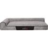 Bjird Cuccia per Cani - Letto Con Rivestimento in Cordura Rimovibile (Lavabile a 30°) - Taglia Piccola e Grande - Coccolosa - 115 x 80 cm - Cenere