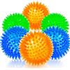 XCSSKG Palline di cane di piccola taglia, palline di gomma per cani, 6 colori vivaci, giocattoli per cuccioli, palline giocattolo per cani che scricchiolano