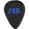LeeQinersw Termometro per Acquario, Indicatore di Temperatura, Ricaricabile Tramite USB, Piccolo, Preciso, Senza Fili