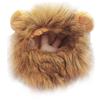 Tomotato Parrucca con Criniera di Leone per Gatto, Cinturino Su Simpatico Copricapo per Animali Domestici, Abbigliamento Cosplay per Gatti, per La Festa di Natale di Halloween (Grande)