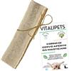 VITALIPETS Corno di Cervo Aperto per Cani, Taglia L 10 a 20 Kg