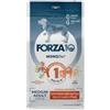Generico Forza 10 Cane Medium Adult MONO gusto CAVALLO e PISELLI, alimento completo monoproteico per cani adulti di taglia media, ipoallergenico, confezione da 1,5kg.