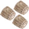 BESPORTBLE Materiale Morbido e Facile da Pulire per 3 Pezzi Nidificazione Uccelli Beige in Juta e Cotone per Nidi di Canarini in Giardino