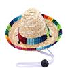 Tuoservo Divertente cappello Sombrero per cani, regolabile, per chihuahua, cosplay, feste messicane, abbigliamento decorativo per cani, compleanno, Natale, Halloween