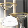 KFXYSM Finestra A Cupola In Acrilico,Cupola Per Recinto Copertura A Cupola For Letto Capsula Trasparente Space Clear Finestra, Gatti, Fai Da Te, Di Ricambio, Lettiera, Mobile, Portatile(30cm)