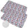 Mateju 2 Pezzi Tappetini Igienici per Cani, Riutilizzabile Tappetini Cane Cuscinetti per Addestramento Cuccioli, Tappetino da Allenamento Lavabili per Gatti, Cani, Conigli (50x70CM,Animale)