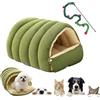 Knubbuf Puffazampa cuccia, puffazampa - cuccia termica 2 in 1, cuccias gatto interno, cuccias cane interno taglia piccola, con cuscino rimovibile, lavabile, antiscivolo (B, M)
