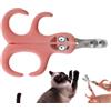 Fmzrbnih Tagliaunghie per Gatti - Tagliaunghie per Cani di Piccola Taglia, tagliaunghie Portatile per Animali Domestici | Professionale per Unghie per Cuccioli, Conigli, Cani, cavia