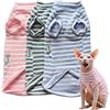 Generic Sphynx - Vestiti per gatti primaverili ed estivi, in morbido cotone senza peli, per gatti Devon Rex, Devon Rex, Peterbald (taglia XS, rosa)