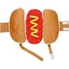 Generisch Hot Dog Costume per cani di Natale, Carnevale, abbigliamento invernale per cani (giallo, M)