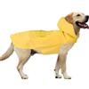 shpuuyy Impermeabile per cani | Impermeabile per cani di taglia grande | Impermeabile per cani di taglia media e grande, impermeabile per cani con striscia riflettente
