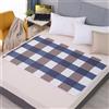 FANSU Tappetino per Cani Lavabili, Stampa a Quadri Tappetini Igienici per Cani, Traversine Cani, Tappetino per Addestramento del Cane Riutilizzabile (100x150cm,Blu)