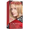 COLORSILK Revlon ColorSilk Colorazione Permanente Capelli Fai-da-te a Casa, senza Ammoniaca e Arricchita con Cheratina, 73 - Biondo Champagne - 100 g