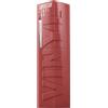 Maybelline New York Rossetto Liquido Super Stay Vinyl Ink Nude Shock, Effetto Vinilico e Labbra Brillanti Fino a 16H, Formula Vegana, 115 Peppy, 4,2 ml
