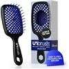 FHI Heat Spazzola Capelli Indolore UNbrush, Adatta a Tutti i Tipi di Capelli, Bagnati o Asciutti - Spazzola Districante per Capelli Ventilata con Setole Antistatiche DuoFlex - Blu Galaxy