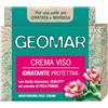 GEOMAR | Crema Viso Idratante Protettiva, con Acido Ialuronico di Origine Vegetale, Gel d'Aloe Bio, Bisabololo ed Ingredienti Marini e Terrestri, 95% di Origine Naturale, Made in Italy, 1 x 50 ml