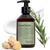 Jean & Len Balsamo Mani Rosmarino & Zenzero, con olio di argan bio, burro di karité e vitamina E per mani morbide, crema idratante per pelle secca, profumo fresco e aromatico, 250 ml