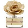 MUHA' | Profumatore per ambienti Rosa Diffuser, Fragranza Vaniglia e Ambra Pura, Diffusore Ambiente con Rosa in Legno di Betulla, Formato da 50 ml