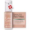 PODERM Smalto Cura per Unghie con Tea Tree - Beige | Swiss Lab - 8ML | Arricchito con Tea Tree, Silicio & Biotina | Purifica, Schiarisce & Nutre le Unghie Gialle | Creato da una Podologa