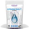 GiDeli Epsom Sel de bain Sel d'Epsom solfato di magnesio sale amaro solfato di magnesio eptaidrato puro, qualità farmaceutica. (5 kg)