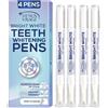 Venus Visage Award Winning Teeth Whitening Pen, 20+ Uses - Teeth whitening Gel Professionally formulated - Best Teeth whitening kit Teeth Whitener - Low Sensitivity (Mint) (0.07 Fl Oz (Pack of 4))