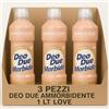 Generico Ammorbidente Concentrato Deo Due Morbido 1L - Profumazioni Dream, Love, Nature e Sky - 3 o 6 Pezzi - 50 Lavaggi x Flacone (3x Ammorbidente Deo Due Morbido Love 1L - Profumazione Intensa, 50 Lavaggi)