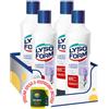 SPESA & RISPARMIO Detergente Pavimenti Disinfettante Profumo Lavanda - 1100 ml kit con Spugna Brandizzata SPESA & RISPARMIO Inclusa - Variazioni 4/8/12 Pezzi (4)
