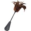 Generic Ticklers - Teaser con piume sintetiche, 38 cm, colore: marrone