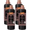 FEI FAN Ammorbidente Aromatico Hammam, Argan e Fiori d'Arancio, Profumo Intenso e Inconfondibile, Rende i Tessuti Facili da Stirare, 760 ml (4 Flaconi)