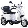 Tecnobike Shop Veicolo Elettrico 3 Ruote per Anziani e Disabili Z-Tech ZT-15-D Trilux Plus, Omologato EEC, con Differenziale, Sedile Comfort, Mobilità Assistita (Bianco)