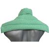 Giraffenland Cuscino termico cervicale XL per collo, spalle e schiena - Cuscino termico con semi di lino - verde-bianco -
