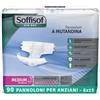 Soffisof Air Dry Pannoloni con Adesivi Super Plus L - 90x Pannoloni per Anziani a Mutandina - 6 Confezioni da 15 Pezzi, Assorbenza fino a 8,5 Gocce - Ausili Incontinenza Uomo e Donna
