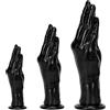 HCUDFN Dildo anale a forma di mano, morbido, con ventosa, for allenamento anale, fisting, punto G, massaggio alla prostata, giocattolo sessuale for donne e uomini.(M)