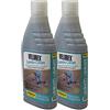Chimiver Detergente antistatico per la pulizia di pavimenti laminati ed altre superfici dure non assorbenti. VELUREX LAMIN CLEAN KIT 2 PEZZI | Confezione da 2 flaconi da 1L cad