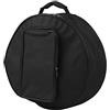 Sasuori Borsa per Zaino Per Rullante Compatta Custodia per Zaino Con Tracolla Tasche Esterne Accessorio Per Strumento Musicale Nero