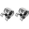KEALLANS 2X Supporto per Batteria, Piatto, Braccio, Rullante, Parte, Rack, Tubo, Attacco per Strumento, Morsetto, Clip