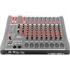 TAPMING Mixer professionale a 8 canali, mixer compatto a 8 canali, miscelatore Stagebox a 8 canali, miscelatore a 8 canali con motore effetto, per sale private KTV, studi di registrazione, trasmissioni