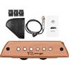 FUNFANG Pickup magnetico per chitarra RG-S3, pickup magnetico in legno di faggio, pickup magnetico passivo, nessuna batteria/foratura necessaria